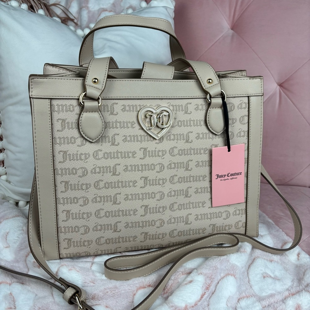 Juicy Couture Flawless Tote / Sandstone Gothic💕